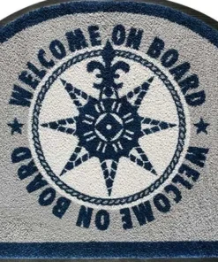 MARINE BUSINESS Textile Et Accessoires|Confort Du Cockpit^Tapis d'entrée - Collection Welcome On Board - Bleu
