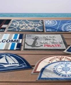 MARINE BUSINESS Textile Et Accessoires|Confort Du Cockpit^Tapis d'entrée - Collection Welcome On Board - Bleu