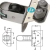 PIKE 'N BASS Davier^Taquet Coinceur Pike'N Bass Court Avce Poulie -  Inox