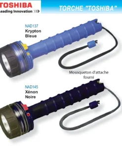 FLASHMER Torche Toshiba Bleue krypton K-137