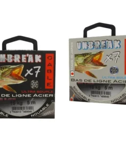 POWERLINE Bas De Ligne|Accessoires De Montage Surfcasting^Tresse à Bas de Ligne Acier Unbreak'cable