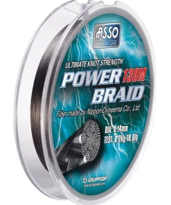 ASSO Tresse Power Braid Noire 130 m| Nylons / Tresses Carnassier