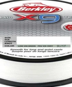 BERKLEY Fils De Pêche|Tresse Pêche^Tresse X9 Braid  Crystal 300 m