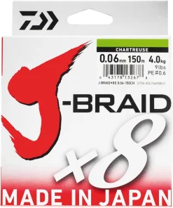 DAIWA Tous Les Produits|Tresse Pêche^Tresse J Braid 8 brins 300 m Multicolore
