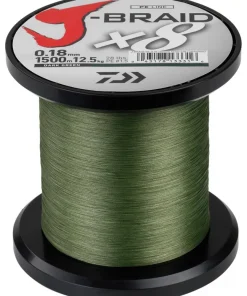 DAIWA Tresse Pêche|Tous Les Produits^Tresse J Braid 8 brins 1500 m Verte