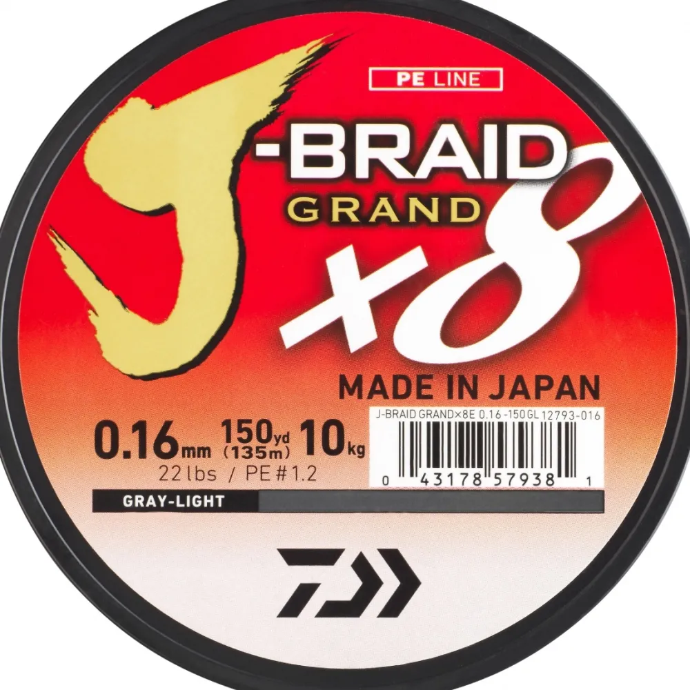 DAIWA Fils De Pêche|Tresse Pêche^Tresse J-Braid Grand X8 Multicolore 300m