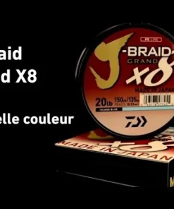 DAIWA Tresse J-Braid Grand X8 Multicolore 500m