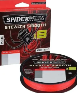 SPIDERWIRE Tresse Pêche|Nylons / Tresses^Tresse Stealth Smooth X8 Rouge 300m