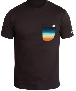 BILLABONG T-Shirt Homme Team Pocket manches courtes - Black - 2018