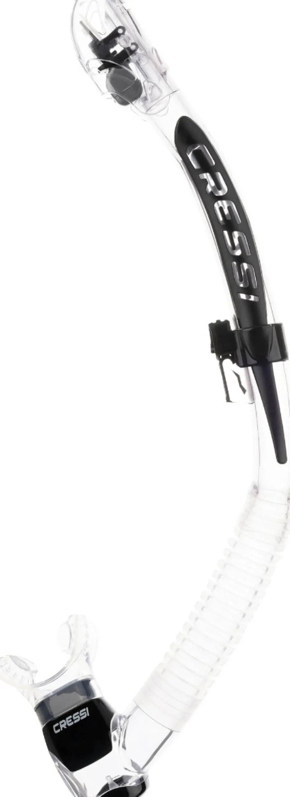CRESSI-SUB Tubas Snorkeling|Tuba De Plongée^Tuba Cressi Itaca Ultra Dry - Transparent/Noir
