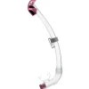 CRESSI-SUB Tuba Cressi Seal Dry Junior - Transparent/Rose