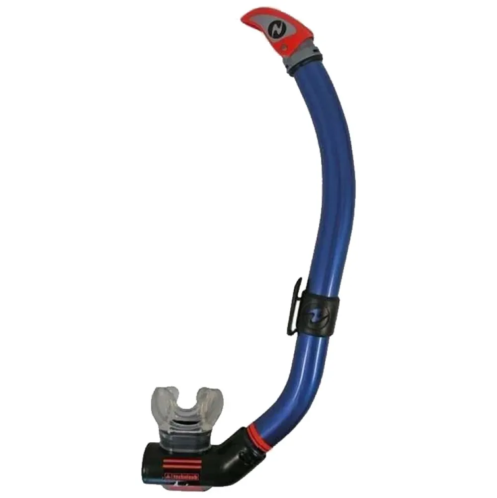 AQUALUNG Tuba de Plongée Air Dry - Transparent/Bleu