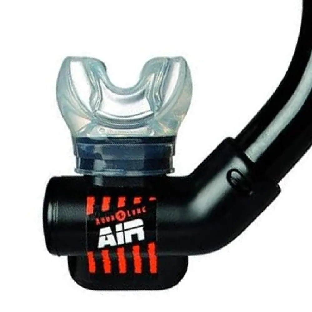 AQUALUNG Tuba de Plongée Air Dry - Transparent/Bleu