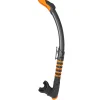 AQUALUNG Tuba de Plongée Zephyr Flex - Noir/Orange