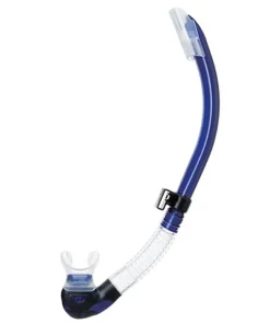 TUSA Tuba de plongée Platina 2 Hyperdry - Transparent/Bleu