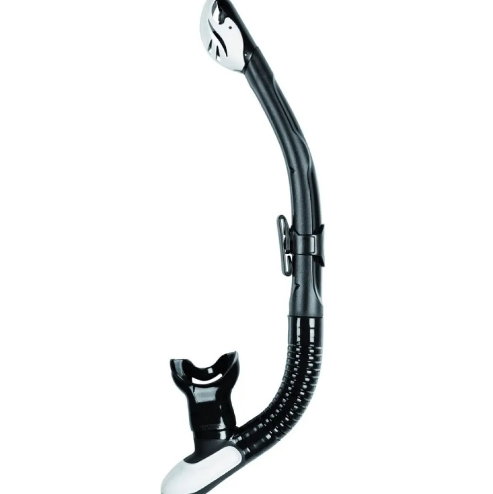 MARES Tuba Plongée Snorkeling Ergo Dry Noir/Blanc