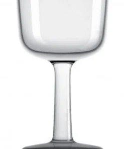 COULEURMER Vaisselle^Verre à vin Palm noir x4