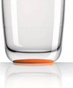 COULEURMER Verre whisky Palm orange x4