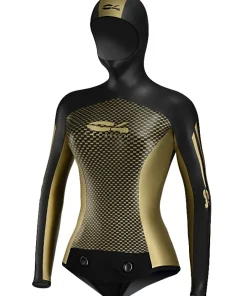 C4 Combinaison Apnée Femme^Veste de combinaison Aurea 3 mm - Femme