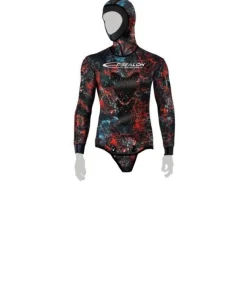 EPSEALON Chasse Sous Marine^Veste SEULE de combinaison Magma - 5 mm - T.2 - OCCASION GRADE A+