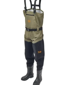 DAIWA Waders / Cuissardes / Bottes / Chaussures|Waders / Cuissardes / Bottes / Chaussures^Waders respirant Hybride avec Bottes