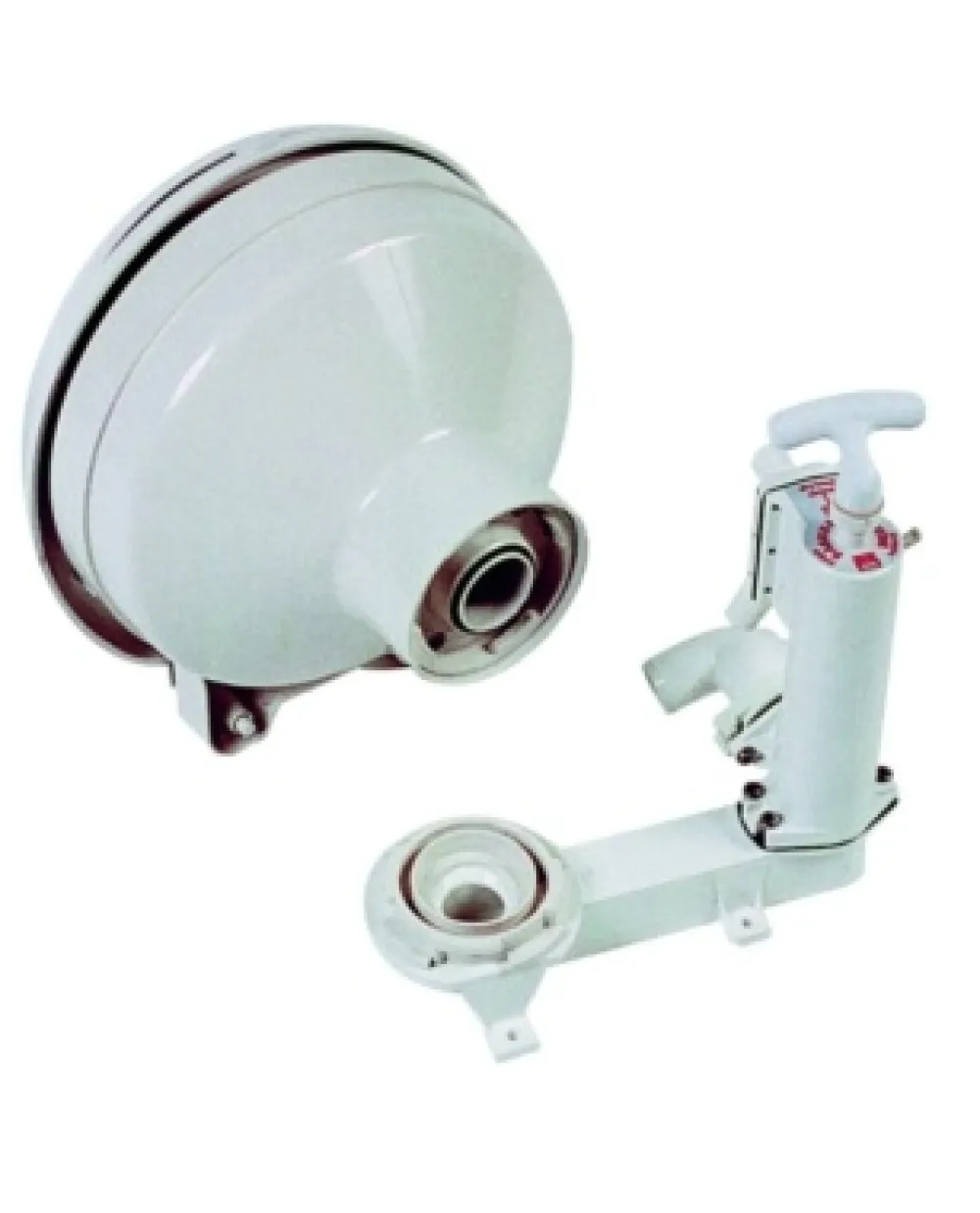PLASTIMO Toilette Bateau^WC marin manuel baionnette ABS